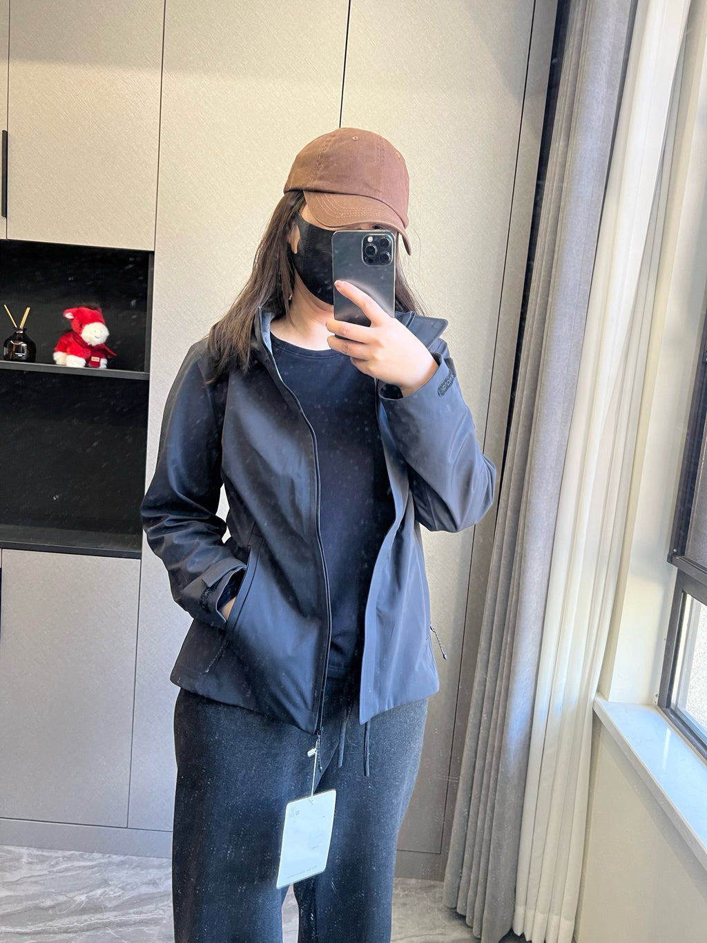 Women's Waterproof Softshell Jacket - Professional Windproof Hooded Windbreaker - Full Taped Seams &amp; 3D Logo Techwear Shell - Breathable Spring Outdoor Coat