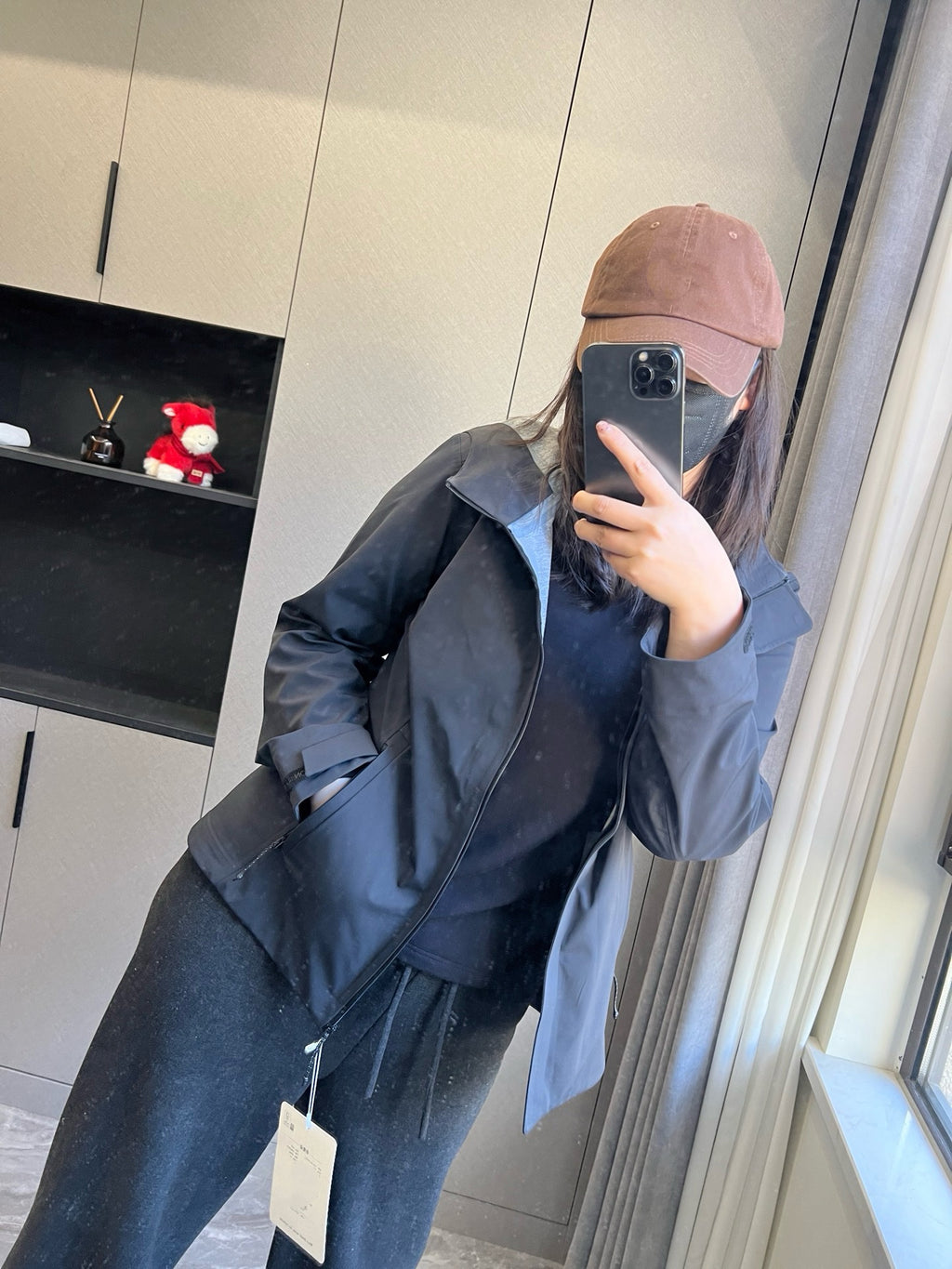 Women's Waterproof Softshell Jacket - Professional Windproof Hooded Windbreaker - Full Taped Seams &amp; 3D Logo Techwear Shell - Breathable Spring Outdoor Coat