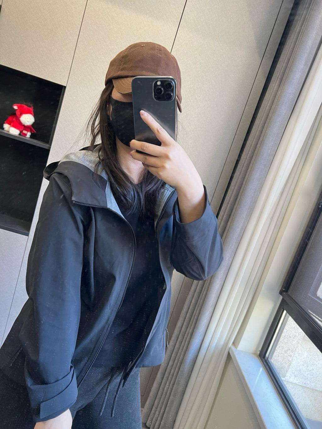 Women's Waterproof Softshell Jacket - Professional Windproof Hooded Windbreaker - Full Taped Seams &amp; 3D Logo Techwear Shell - Breathable Spring Outdoor Coat