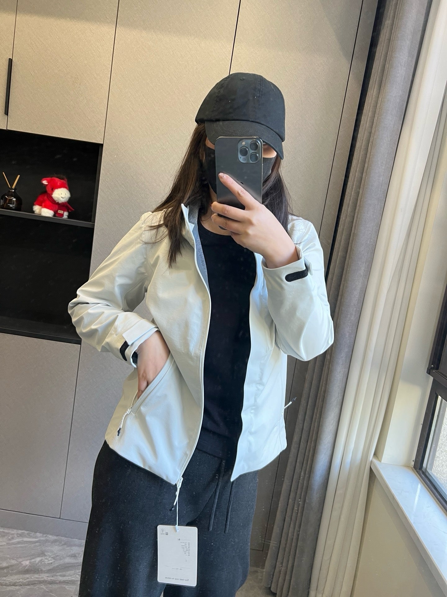 Women's Waterproof Softshell Jacket - Professional Windproof Hooded Windbreaker - Full Taped Seams &amp; 3D Logo Techwear Shell - Breathable Spring Outdoor Coat