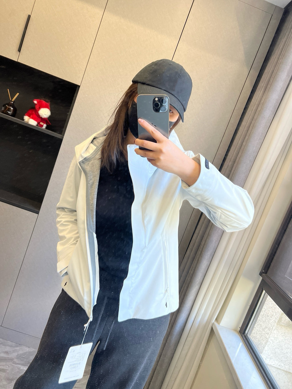 Women's Waterproof Softshell Jacket - Professional Windproof Hooded Windbreaker - Full Taped Seams &amp; 3D Logo Techwear Shell - Breathable Spring Outdoor Coat