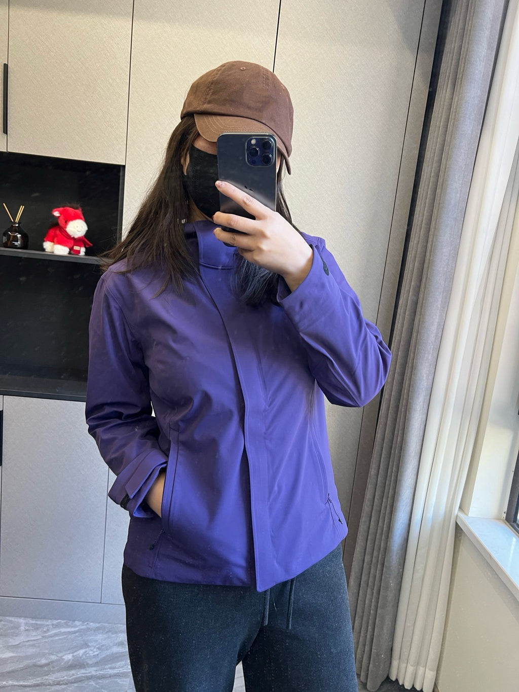 Women's Waterproof Softshell Jacket - Professional Windproof Hooded Windbreaker - Full Taped Seams &amp; 3D Logo Techwear Shell - Breathable Spring Outdoor Coat