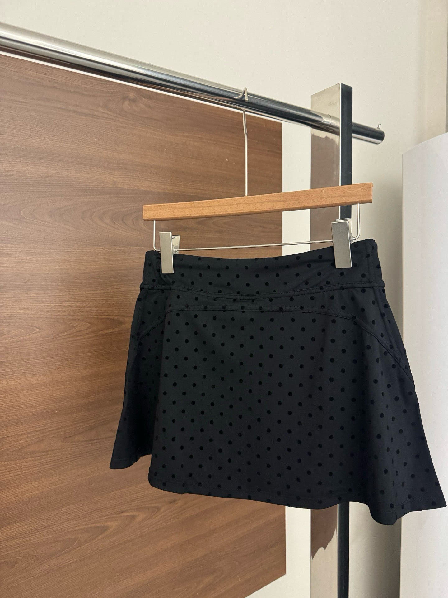 Women's Fitted Yoga Jacket Leggings Tank Top Flared Pants Skirt  Hooded JacketBlack Polka Dot Stretchy Breathable Activewear