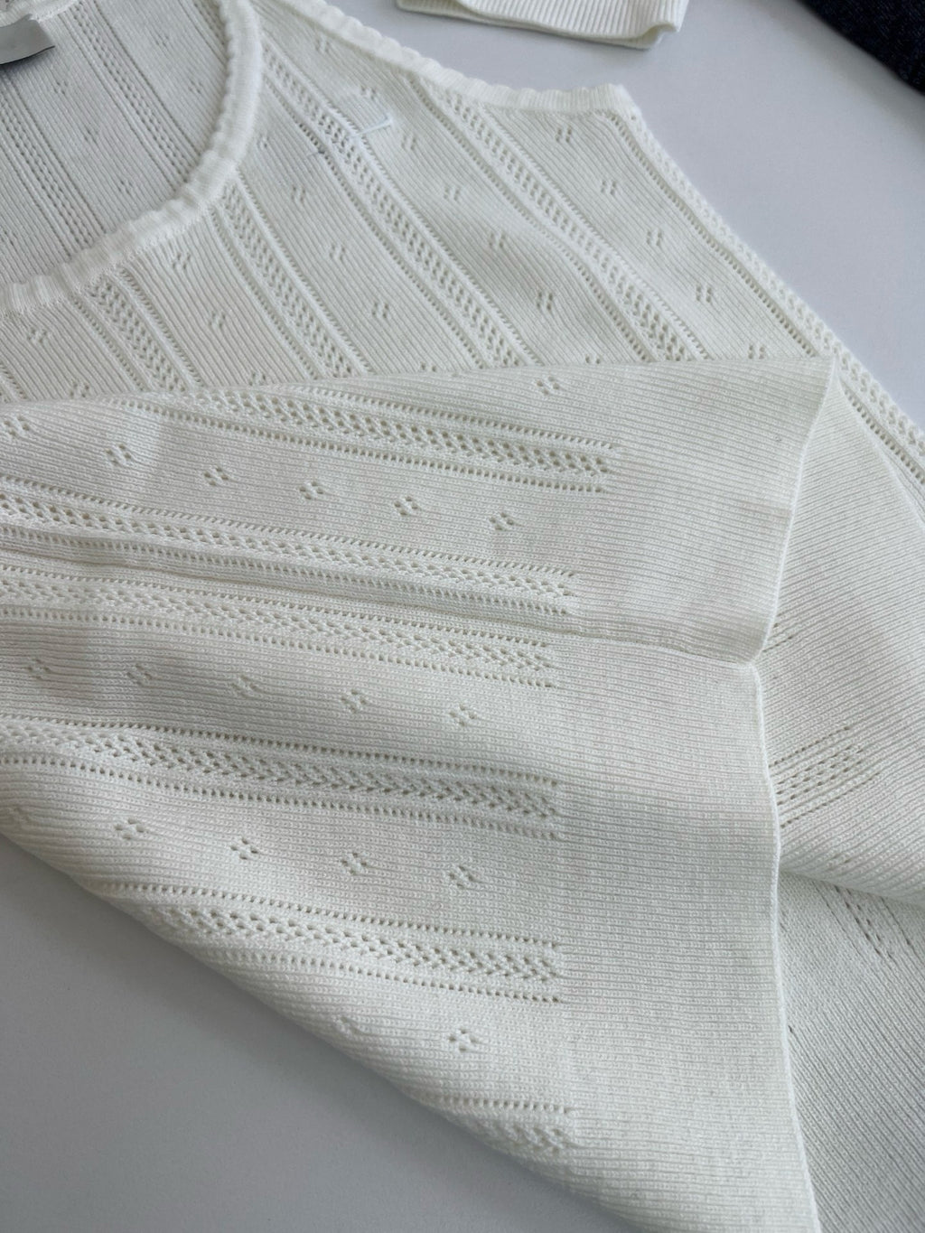 Style French Preppy Knit Collection: Pointelle Knit Cardigan, Polo Tee, Ribbed Tank &amp; Cami Dress - Elegant Summer Capsule Wardrobe - High Elasticity Chic Outfits