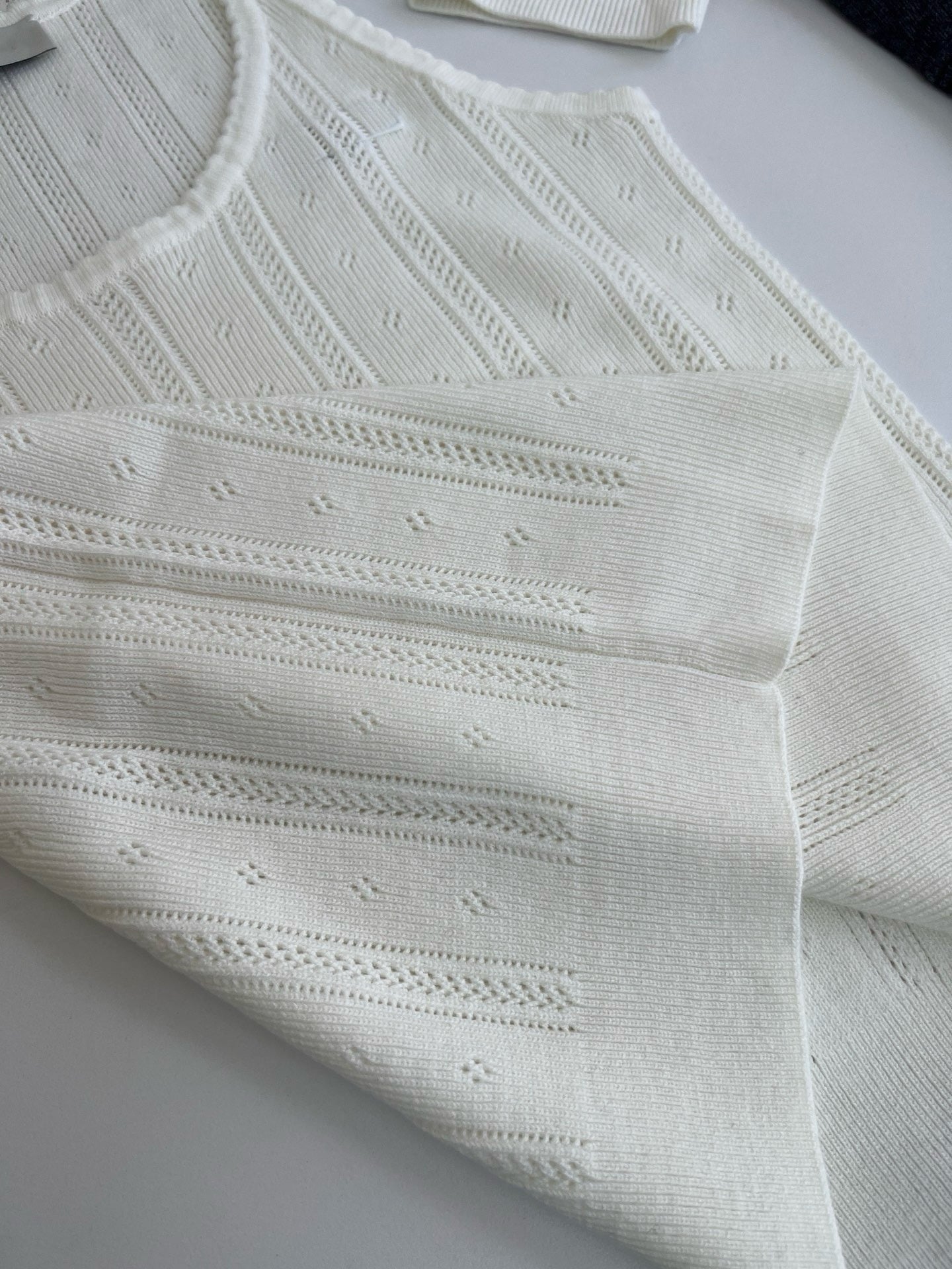 Style French Preppy Knit Collection: Pointelle Knit Cardigan, Polo Tee, Ribbed Tank &amp; Cami Dress - Elegant Summer Capsule Wardrobe - High Elasticity Chic Outfits