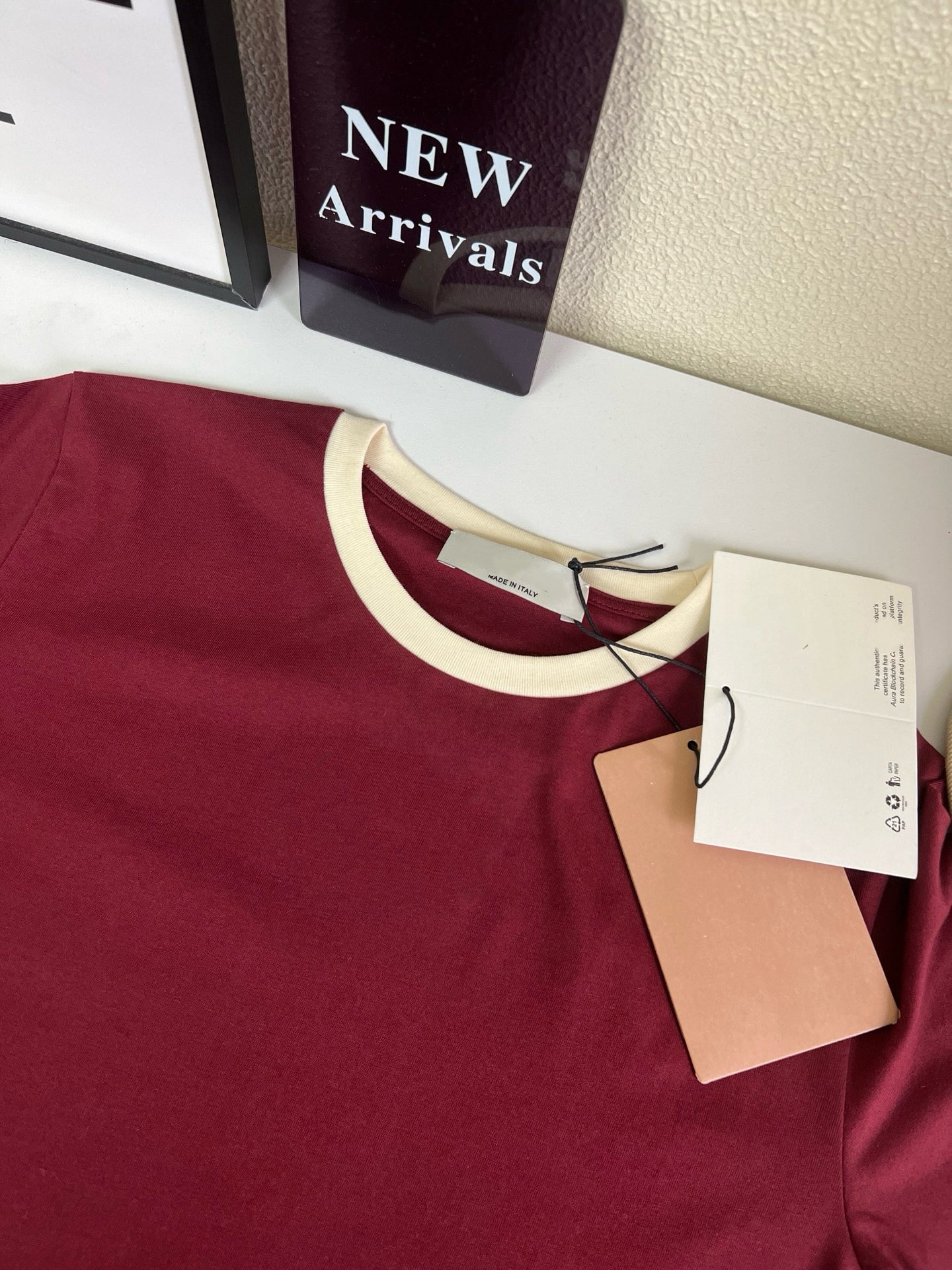 Retro Women's Cotton Tee & Polo Collection: Vintage Striped Polo, Olive Green Cropped Tee, & Jujube Red Ringer T-Shirt - 100% Premium Cotton