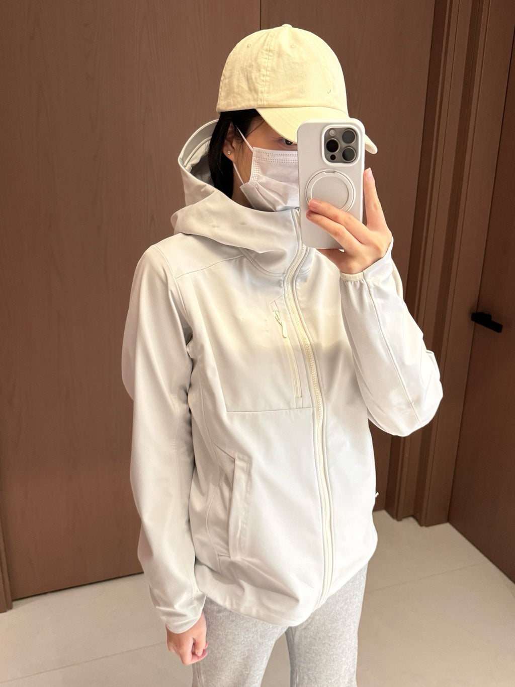 Women's Waterproof Softshell Jacket Windproof Breathable Outdoor Coat