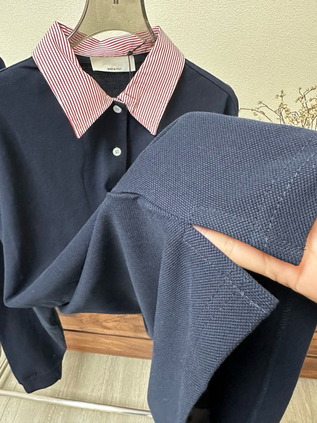 Premium Cotton Striped Polo & Hoodie Set: Short Sleeve Layered Polo, Long Sleeve Knit Shirt & Zip-Up Hooded Jacket - High-Quality Casual Essentials