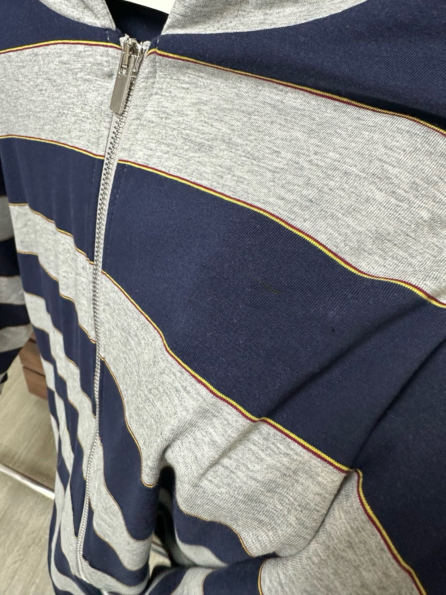 Premium Cotton Striped Polo & Hoodie Set: Short Sleeve Layered Polo, Long Sleeve Knit Shirt & Zip-Up Hooded Jacket - High-Quality Casual Essentials