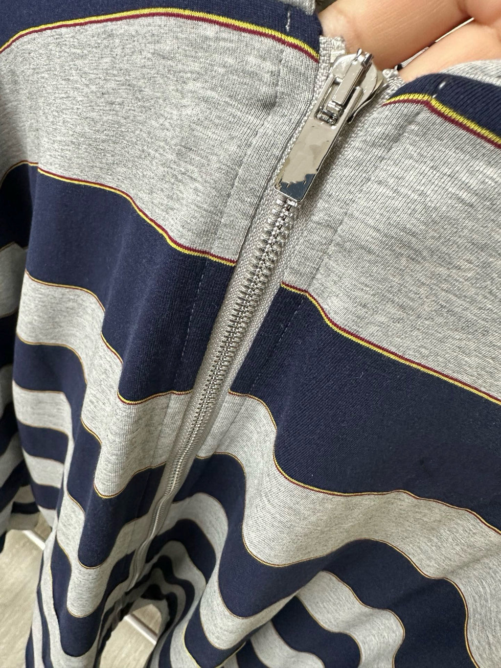 Premium Cotton Striped Polo & Hoodie Set: Short Sleeve Layered Polo, Long Sleeve Knit Shirt & Zip-Up Hooded Jacket - High-Quality Casual Essentials