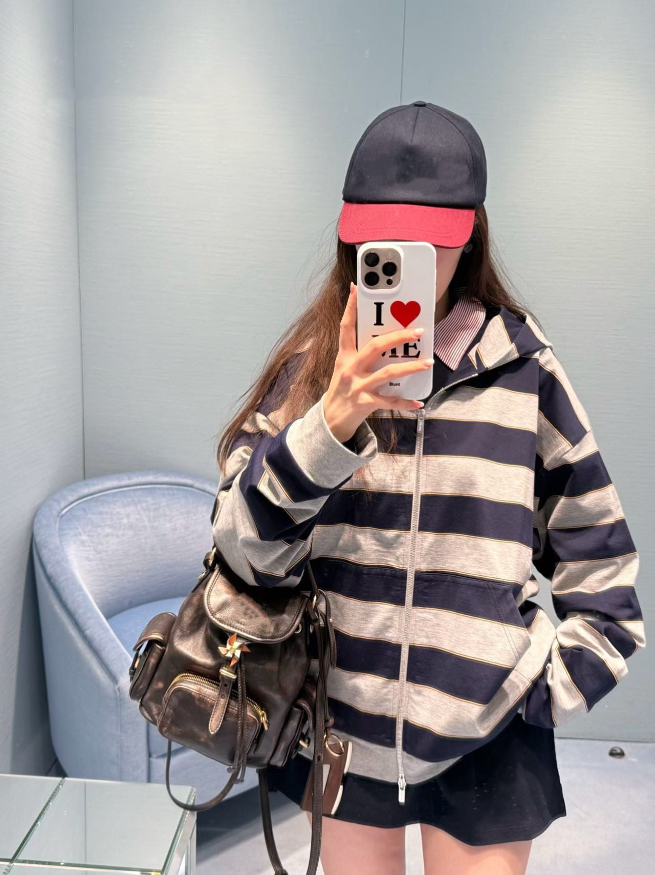 Premium Cotton Striped Polo & Hoodie Set: Short Sleeve Layered Polo, Long Sleeve Knit Shirt & Zip-Up Hooded Jacket - High-Quality Casual Essentials