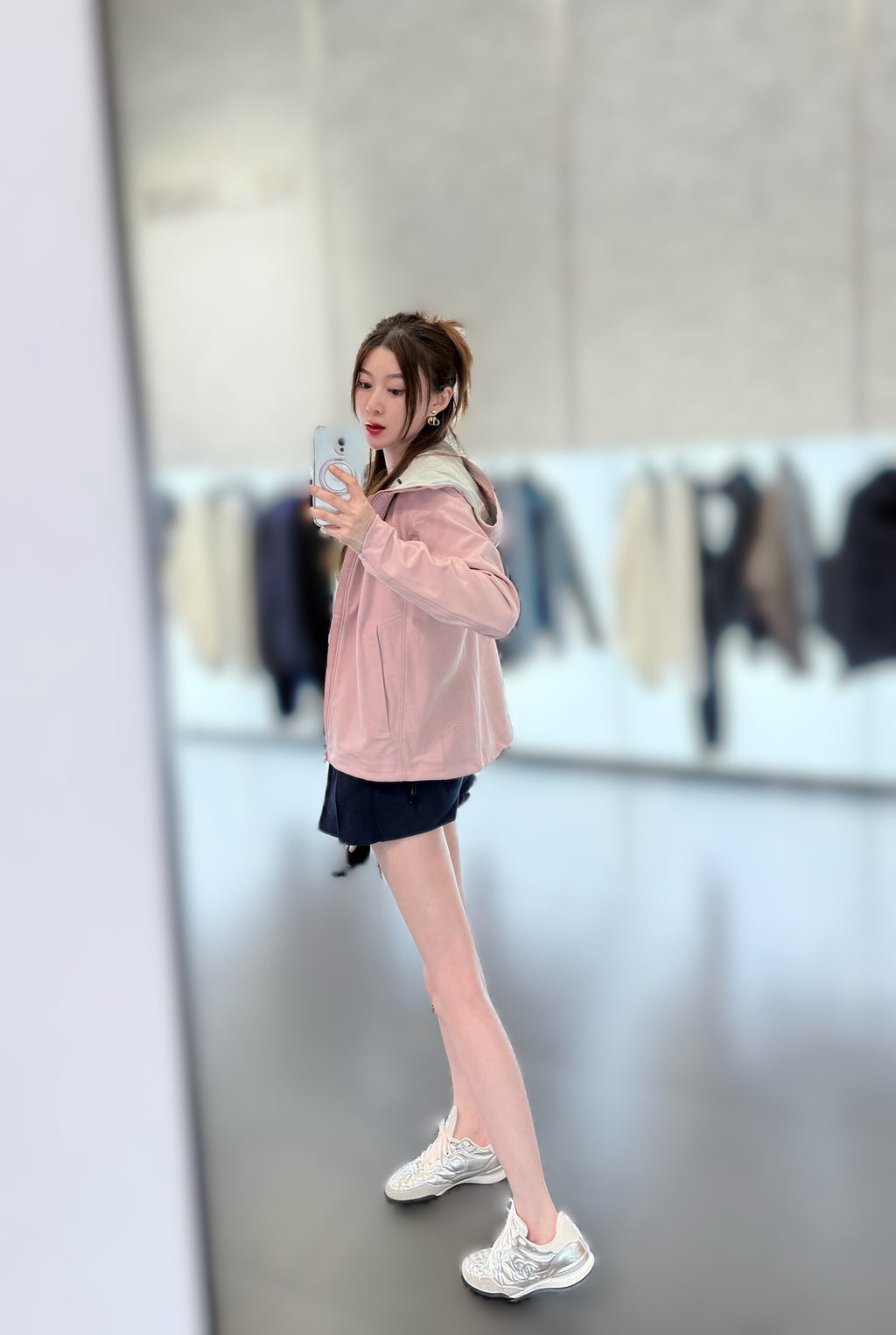 Women's Waterproof Softshell Jacket Windproof Breathable Outdoor Coat