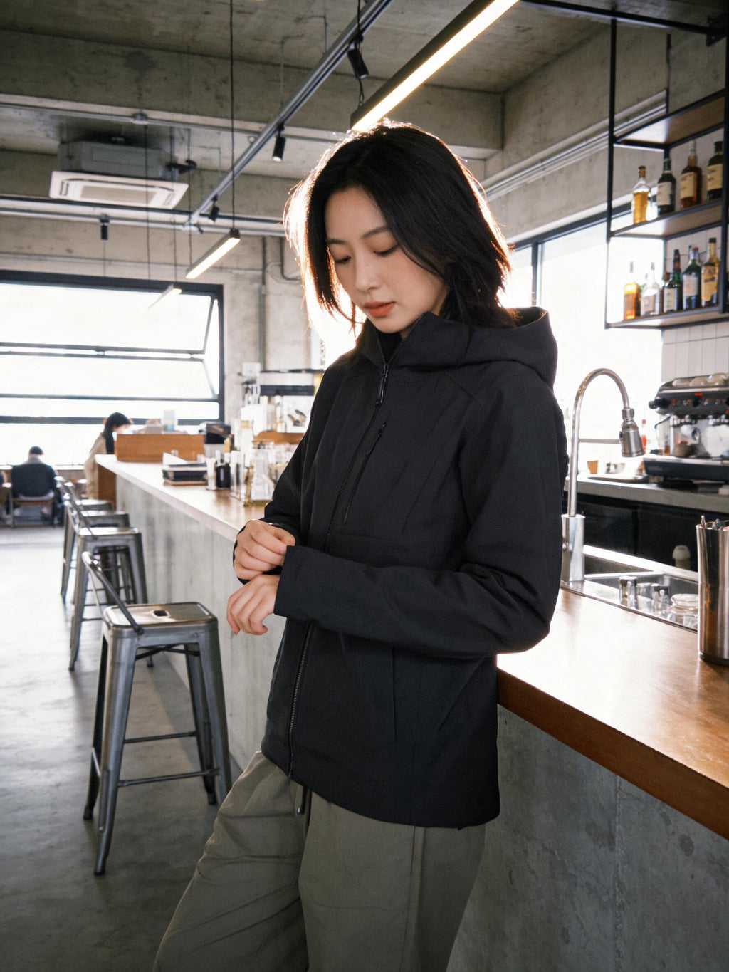 Women's Waterproof Softshell Jacket Windproof Breathable Outdoor Coat