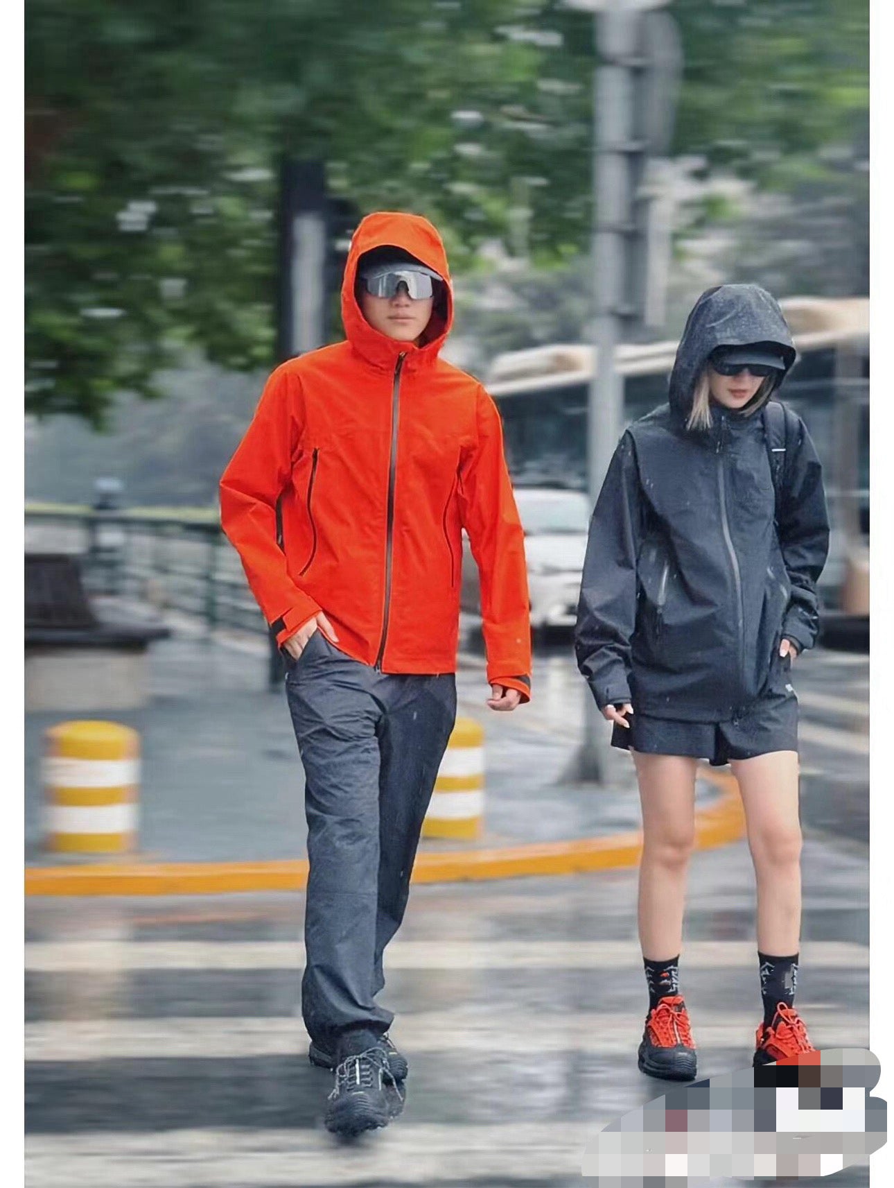 GORE-TEX Waterproof Windbreaker - Unisex Ultra-Light Shell Jacket - Full Taped Seams & YKK Zippers - Breathable Outdoor Techwear for Spring/Autumn