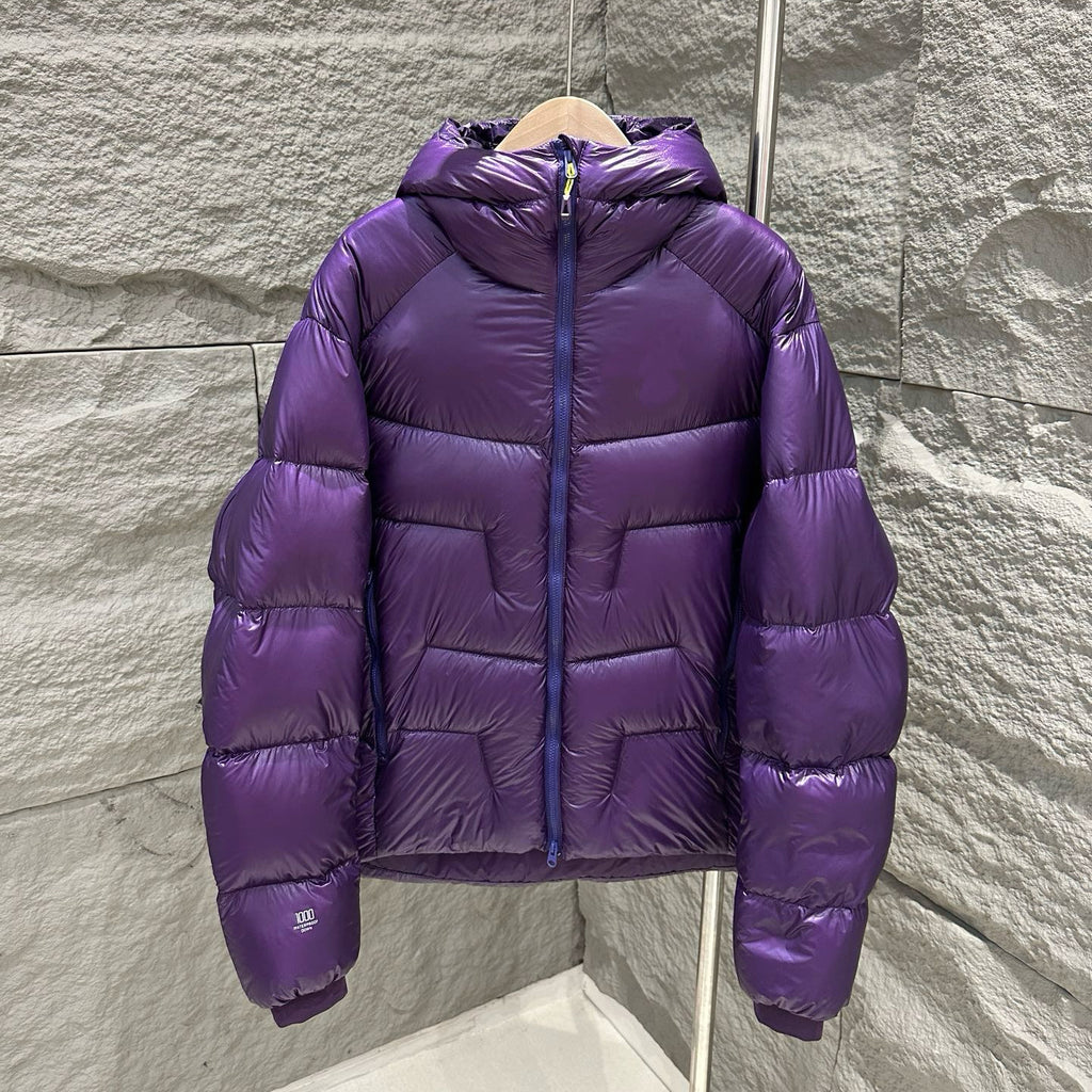 Winter Hooded 1000 Fill Power Water-Repellent Goose Down Lightweight Insulated Outdoor Jacket for Men and Women Unisex Warm  Water-proof with Pocket 1000FP