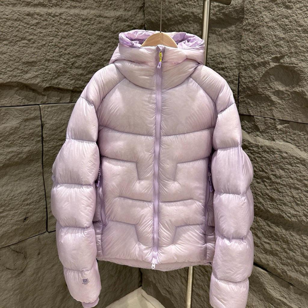 Winter Hooded 1000 Fill Power Water-Repellent Goose Down Lightweight Insulated Outdoor Jacket for Men and Women Unisex Warm  Water-proof with Pocket 1000FP