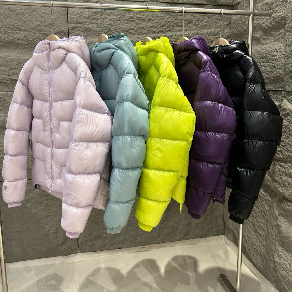 Winter Hooded 1000 Fill Power Water-Repellent Goose Down Lightweight Insulated Outdoor Jacket for Men and Women Unisex Warm  Water-proof with Pocket 1000FP