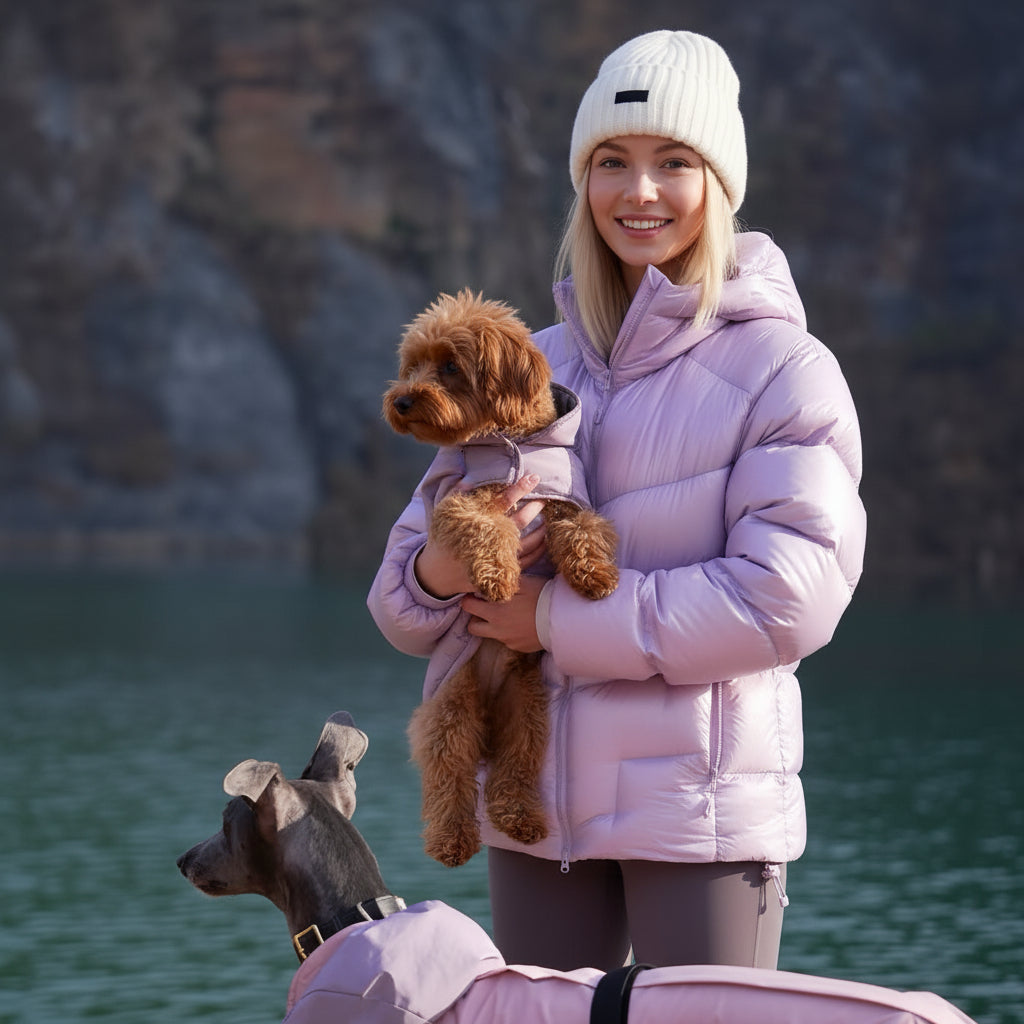 Winter Hooded 1000 Fill Power Water-Repellent Goose Down Lightweight Insulated Outdoor Jacket for Men and Women Unisex Warm  Water-proof with Pocket 1000FP