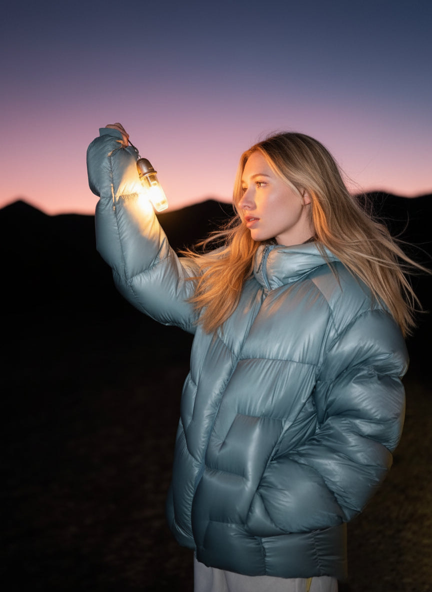Winter Hooded 1000 Fill Power Water-Repellent Goose Down Lightweight Insulated Outdoor Jacket for Men and Women Unisex Warm  Water-proof with Pocket 1000FP