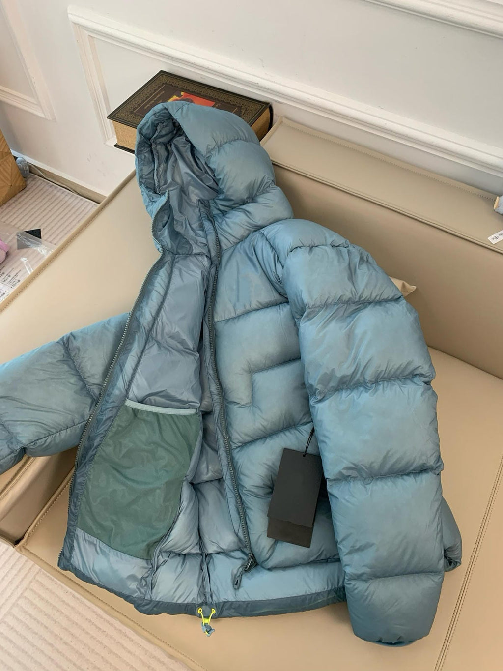 Winter Hooded 1000 Fill Power Water-Repellent Goose Down Lightweight Insulated Outdoor Jacket for Men and Women Unisex Warm  Water-proof with Pocket 1000FP