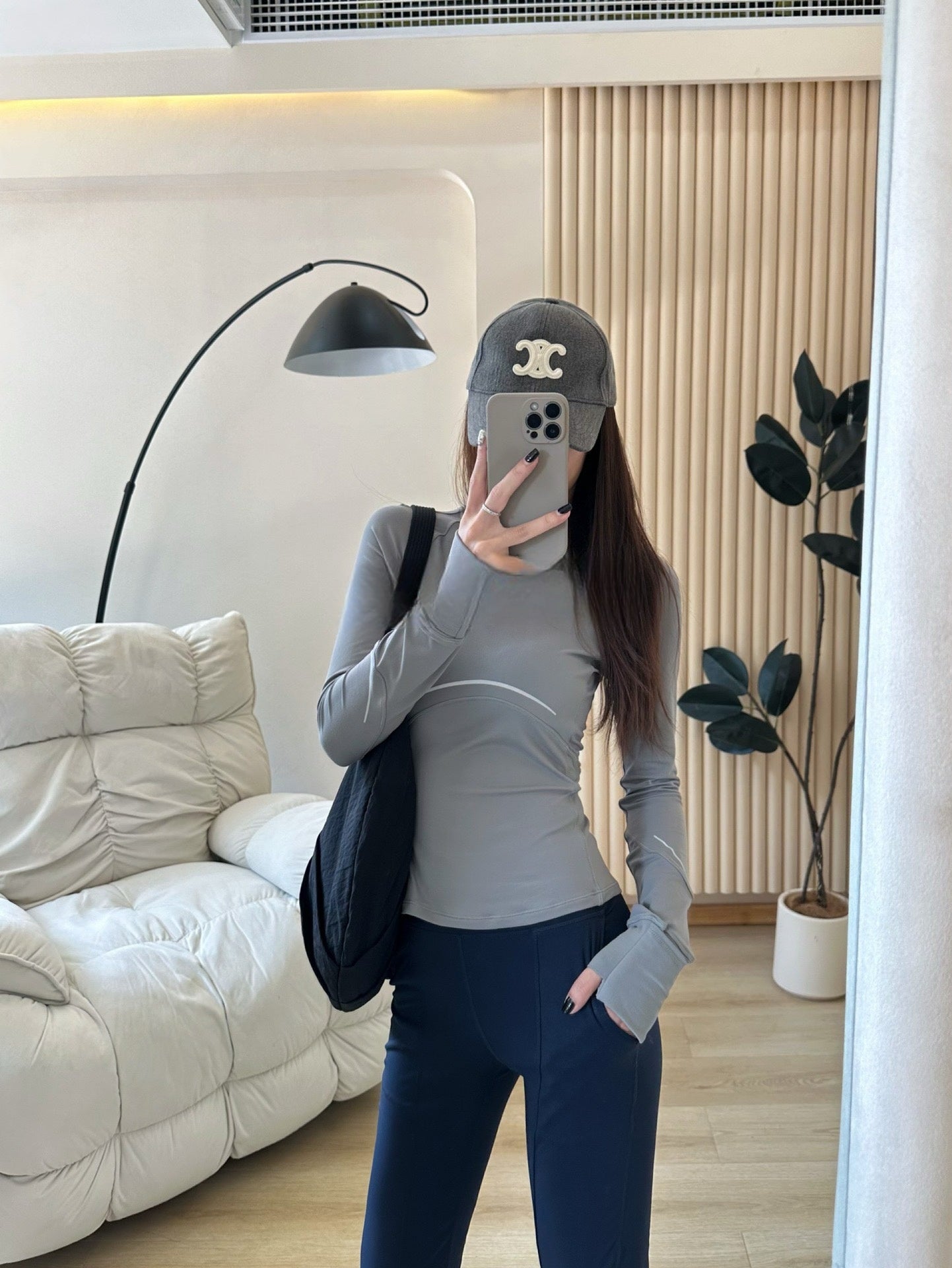 Quick-Dry Breathable Fitness Reflective strip long sleeve T Shirt Quick-Dry Breathable Fitness Round Neck Slim Fit Yoga Top Slimming Shirt