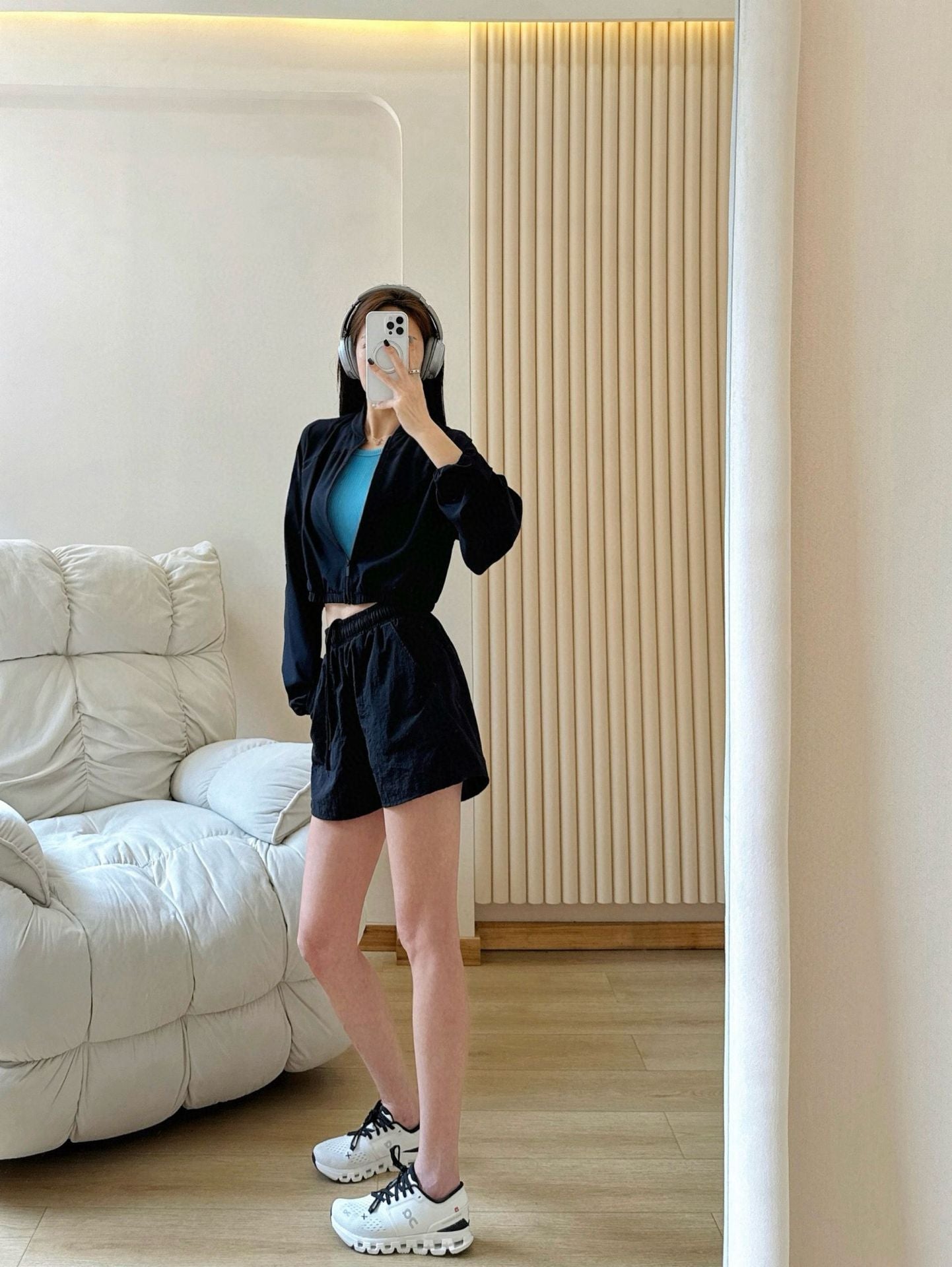 Sun Protection Sports Sun-Protective Coat Short Jacket Lightweight Quick-Dry Breathable Outdoor Casual Running Fitness Coat for Women