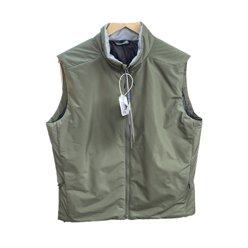 Unisex Insulated Winter Vest - Waterproof & Windproof Stand Collar Puffer Gilet for Men and Women - Warm Lightweight Sleeveless Jacket