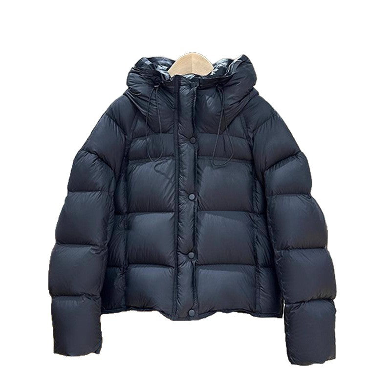 Ultra-Light High Fill Power White Goose Down Jacket Anti-Leakage Tech & Breathable Nylon Shell 90% Northern White Goose Down Parka - 800FP Fluffy Warmth with Innovative Anti-Down Stitching