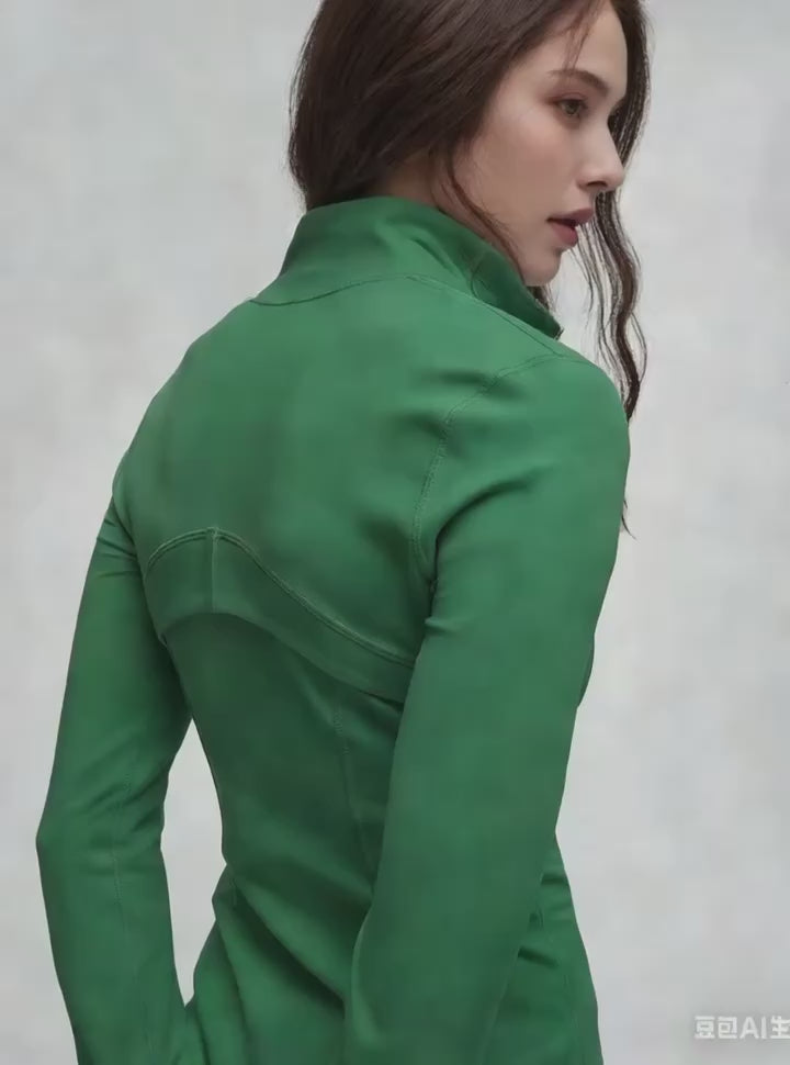 AirFit Sculpt Zip Jacket Seamless – Breathable Slim Fit Activewear in Multi Colors